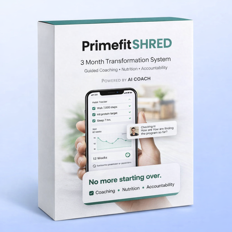 Primefit SHRED – Fat Loss Coaching Program (With Accountability)